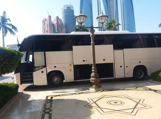 53 and 50 seater bus rental in Dubai